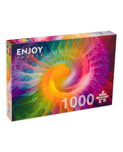 Пъзел Enjoy от 1000 части - Пъстроцветен ореол - 1
